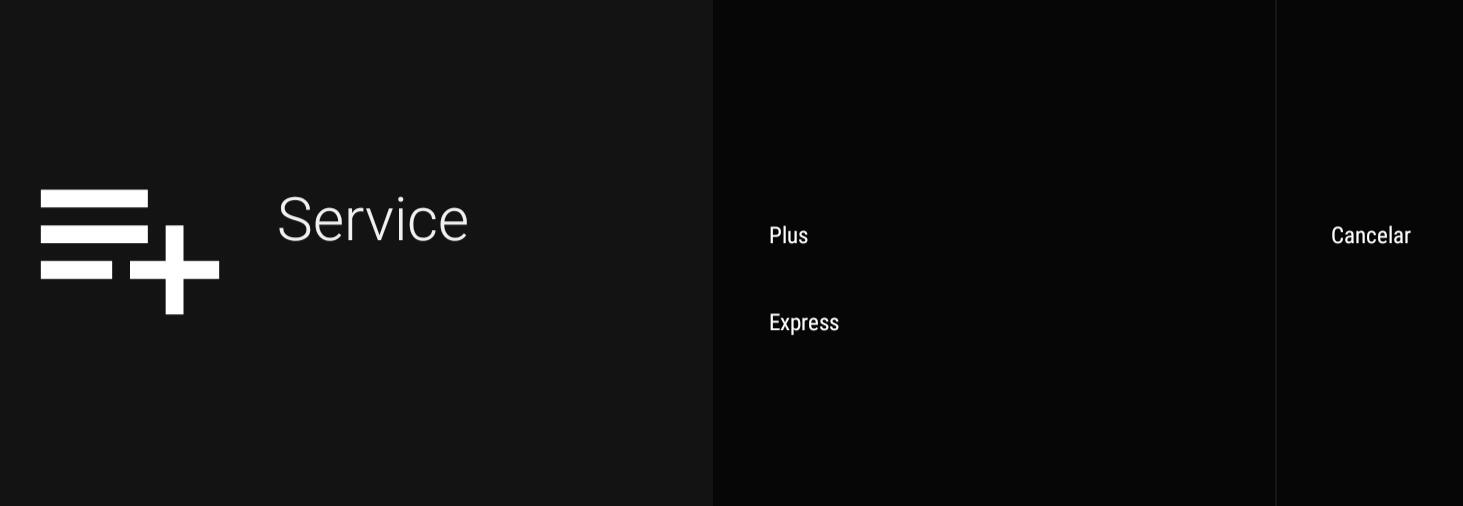 Pantalla para añadir lista de reproducción