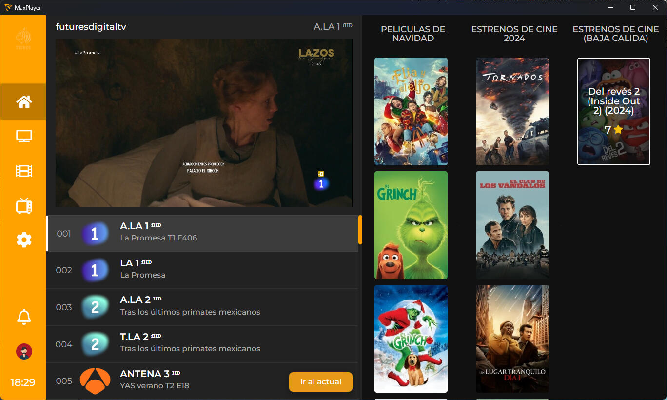 Formulario para añadir un nuevo usuario en MaxPlayer